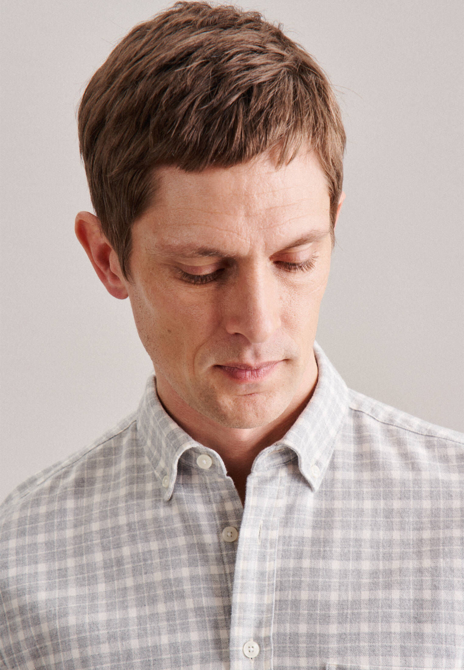 Seidensticker| Herren Casual Hemd Schwarze Rose