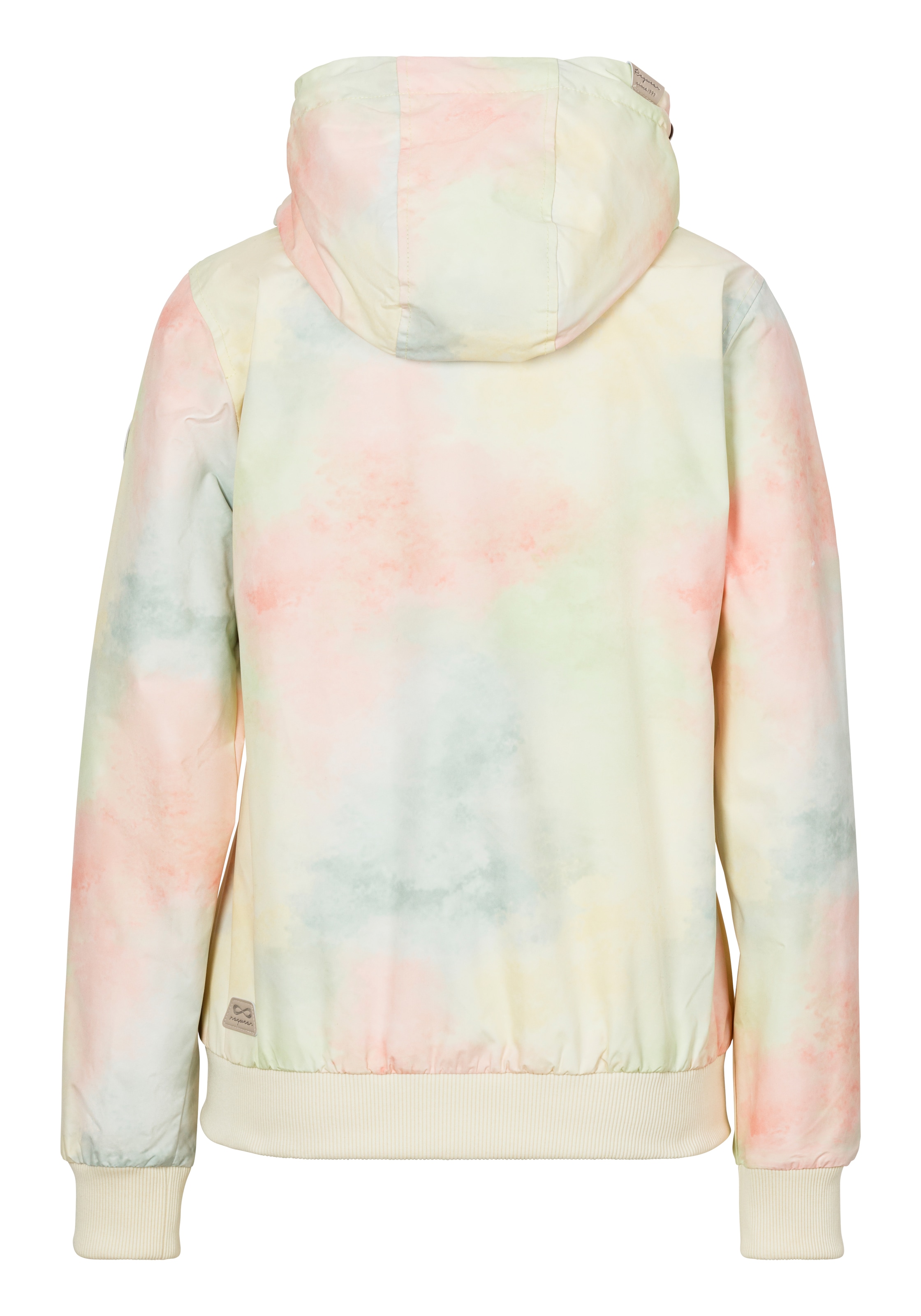Ragwear Funktionsjacke »NUGGIE OMBRE O« mit Kapuze Übergangsjacke aus wasserabweisendem Material