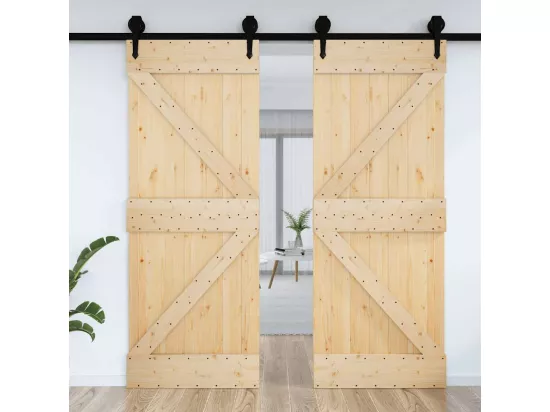 Porte NARVIK 70x210 cm bois massif de pin