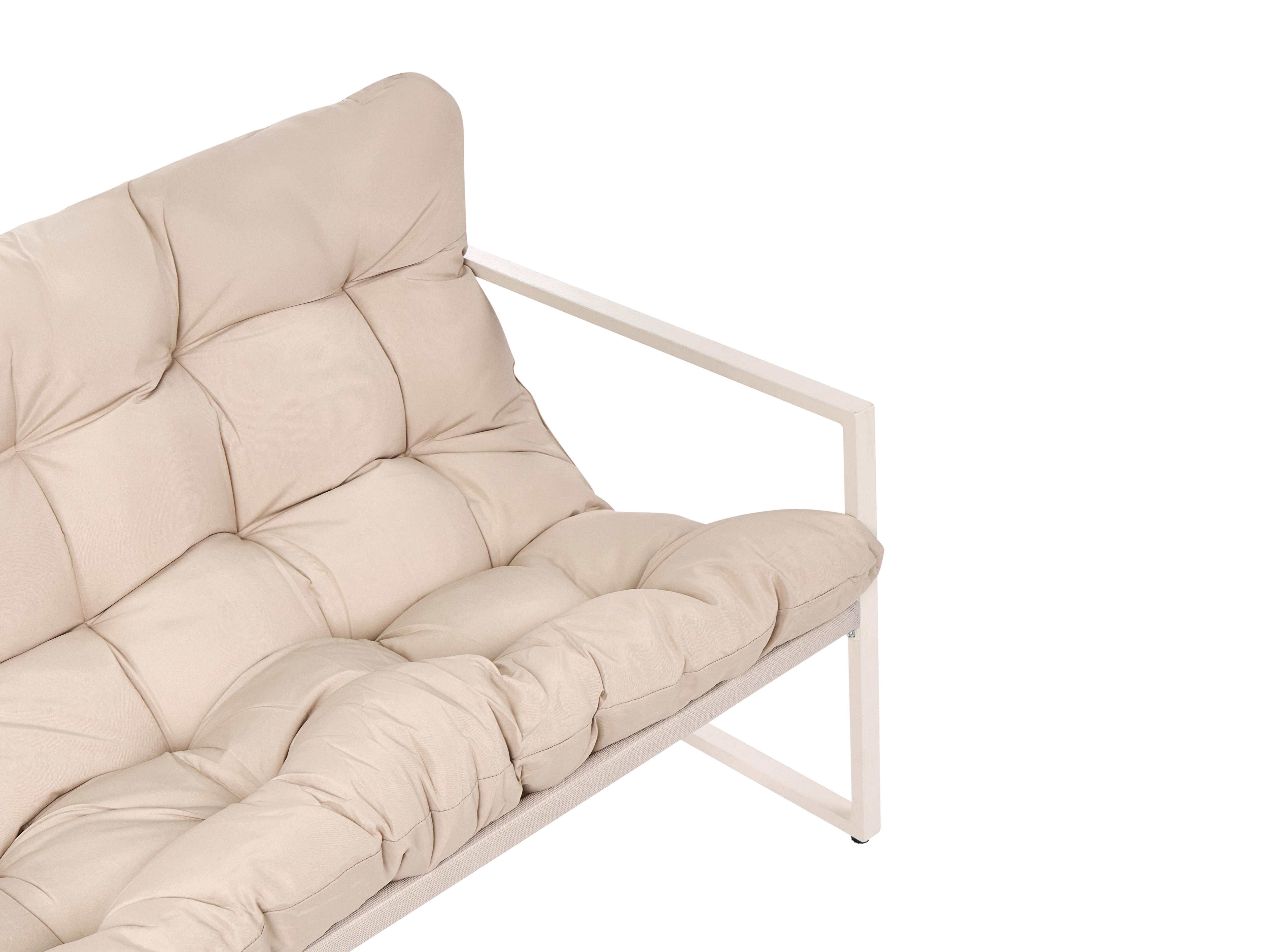 Loungeset met tafel 4-zits GARDA Metaal Beige