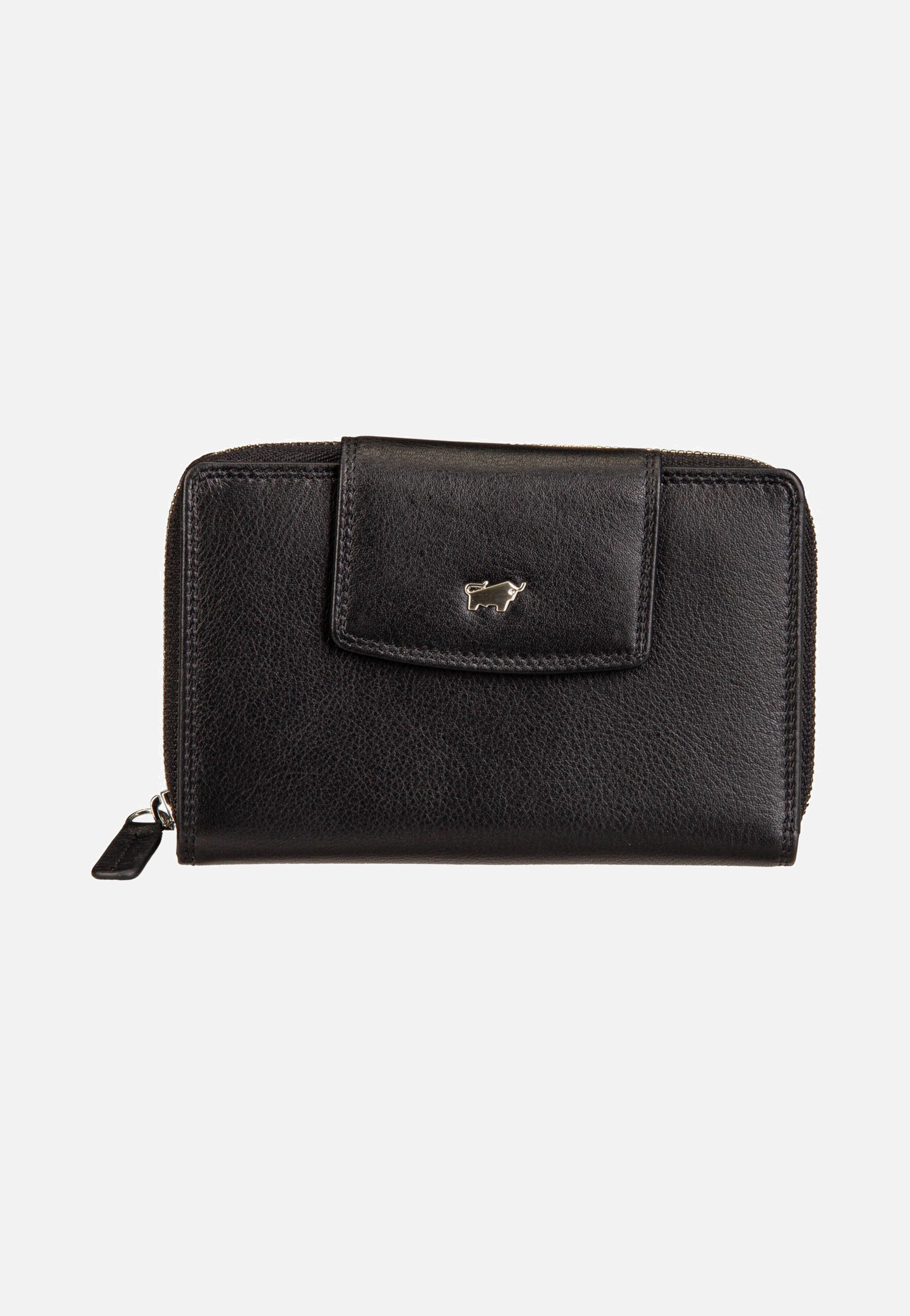 Golf RFID Zip-Wallet M 15Cs Black - Portemonnaie