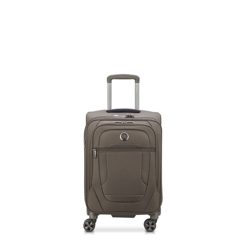 Valise cabine souple Helium DLX Extensible 55 cm Moka