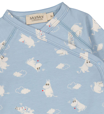 MarMar Wickel Strampler - Modal - Rulo - Blue MOOMIN