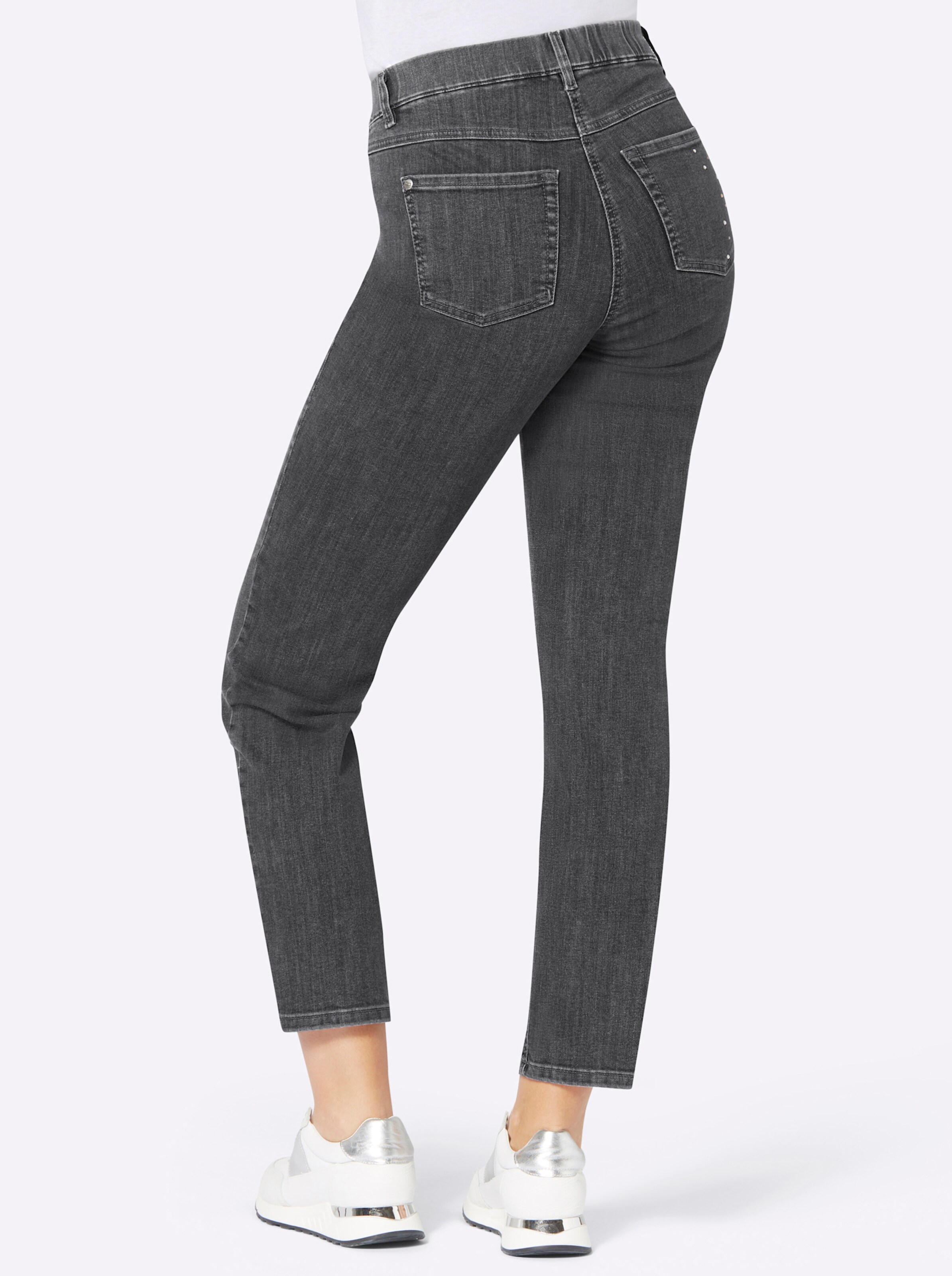 Ascari Edel-Jeans in grey denim