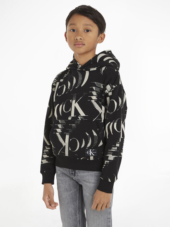 Calvin Klein Hoodie with monogram logo 0gk