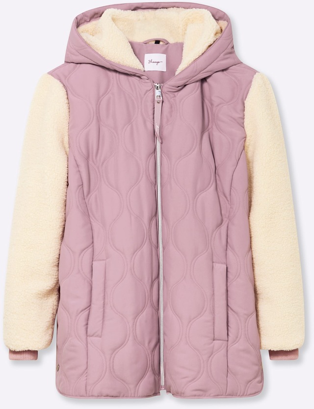 Sheego Steppjacke mit Kapuze