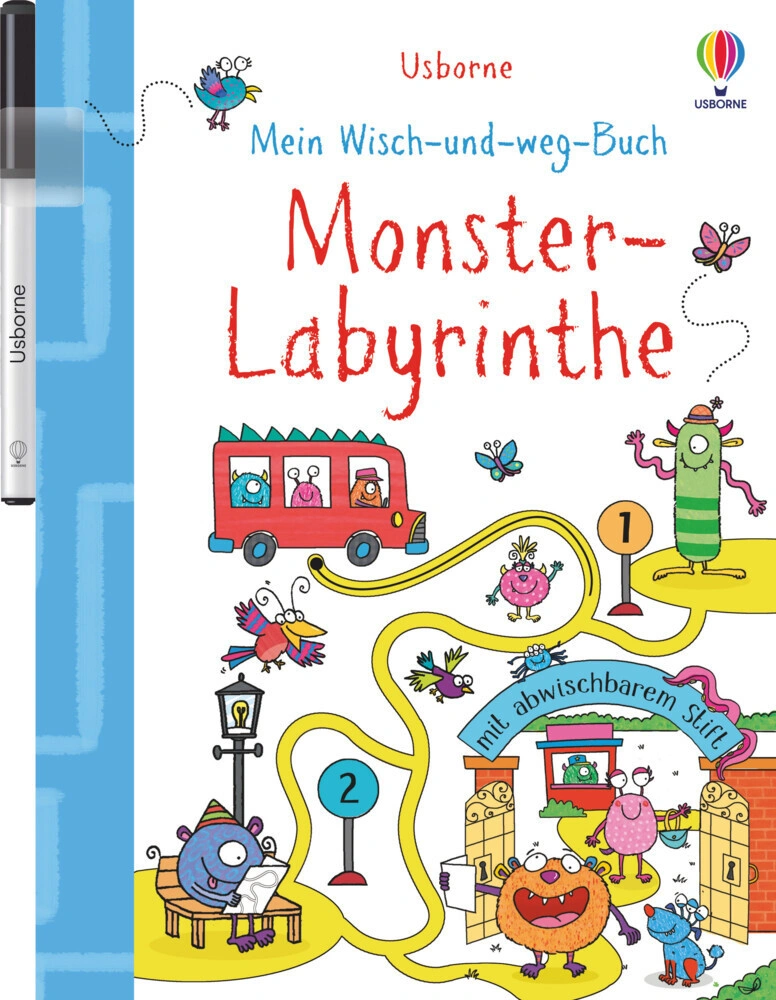 Meine Wisch-und-weg-Bücher / Mein Wisch-und-weg-Buch: Monster-Labyrinthe