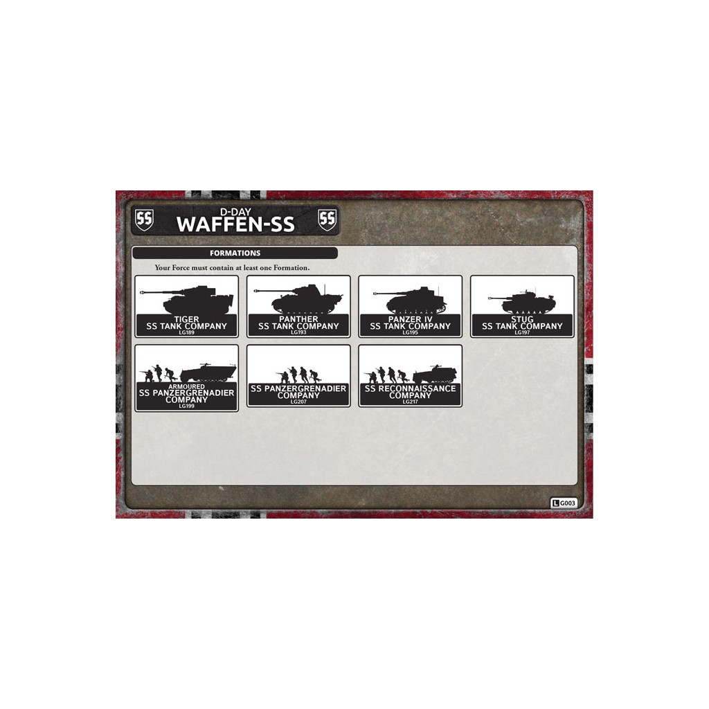 Flames of War - SS Reconaissance Company HQ