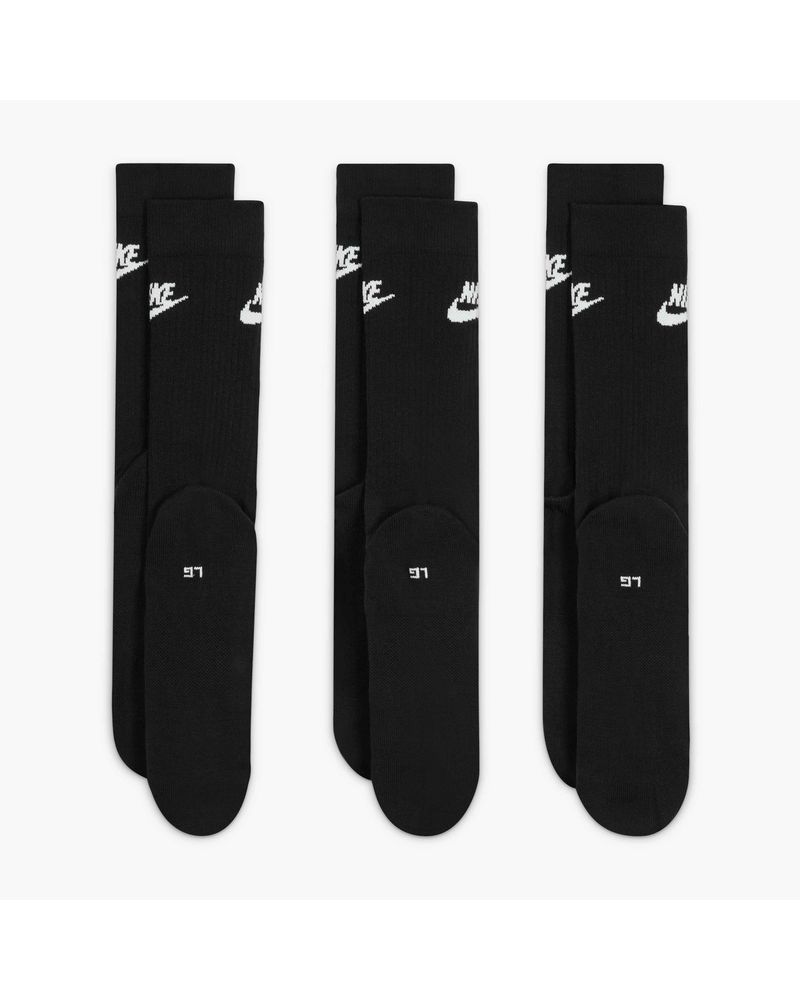 Lot de 3 paires de chaussettes Nike Sportswear Noir