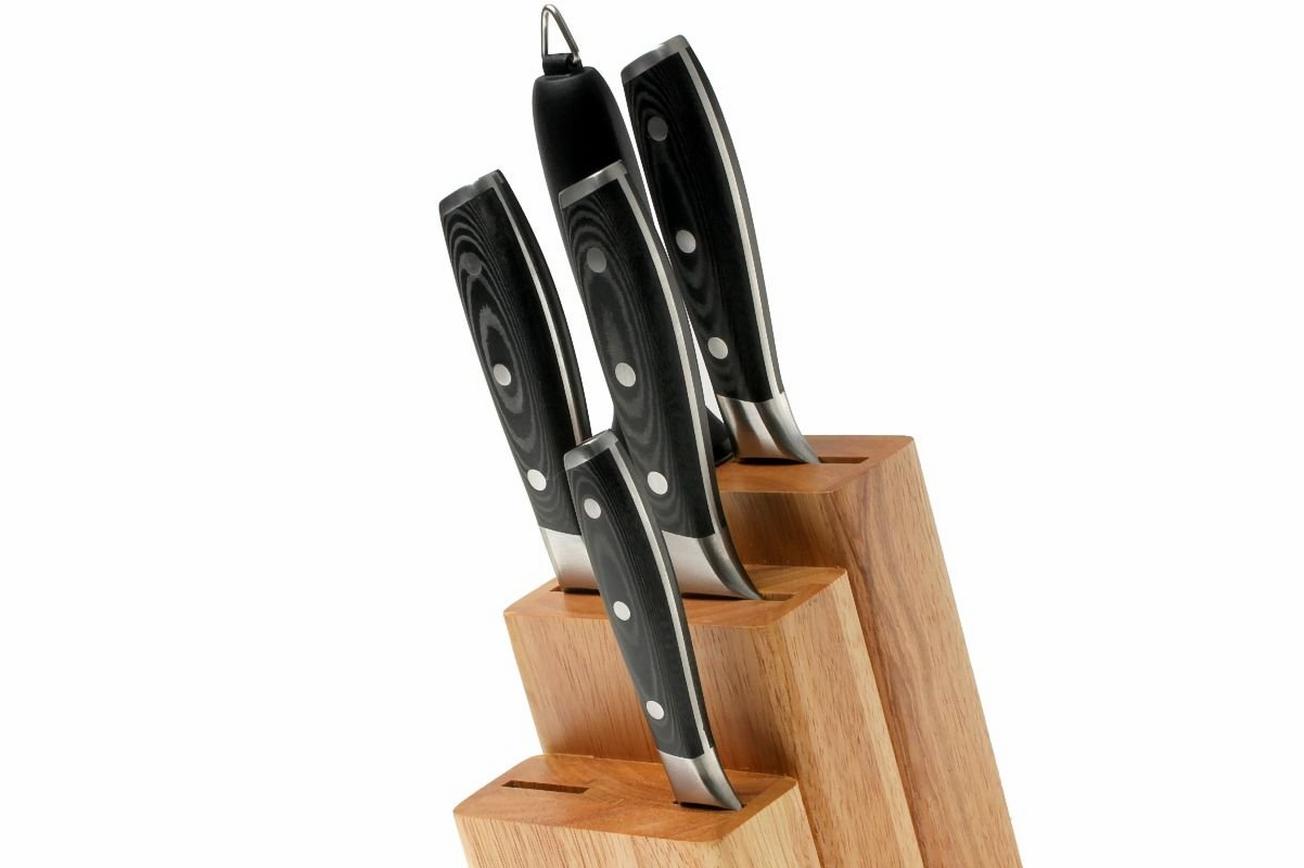 Eden Classic Damast 2030-S03, 6-delige messenset (incl. blok)