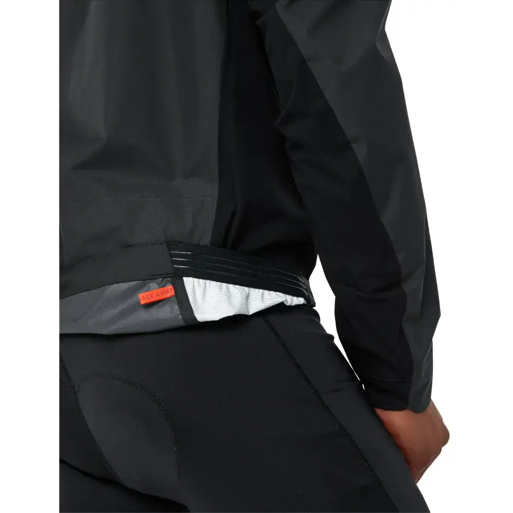 VAUDE Kuro Regenjack Zwart Heren