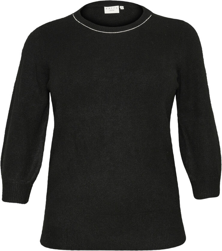 Kaffe Curve KCmerida Pullover Black deep cc.