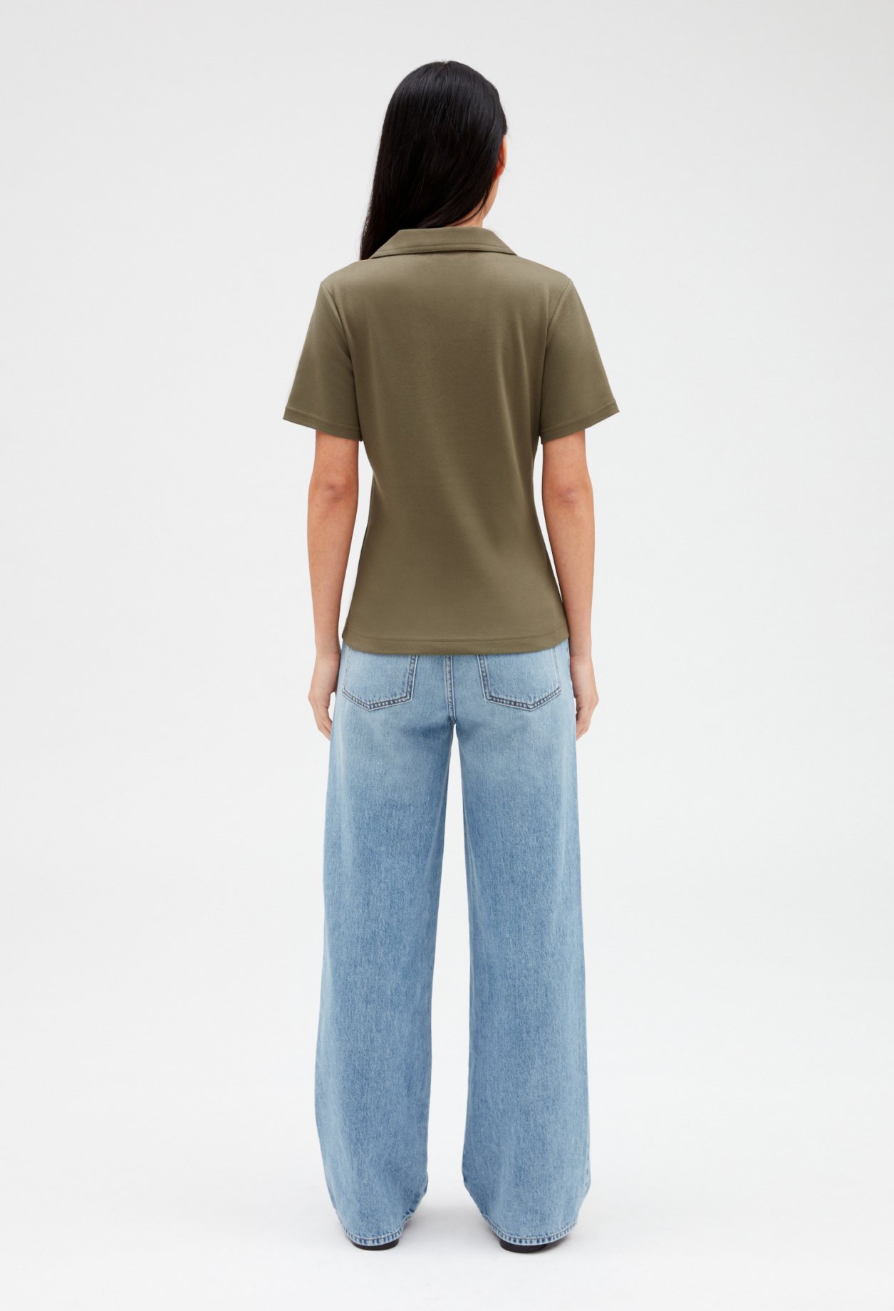 T-shirt polo manches courtes