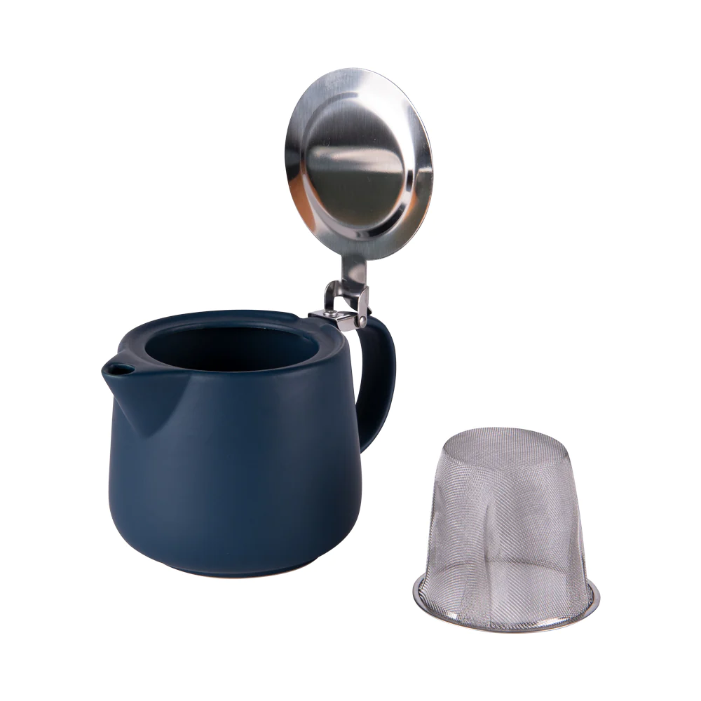 Théière avec filtre Uno 0.9L bleu Table passion
