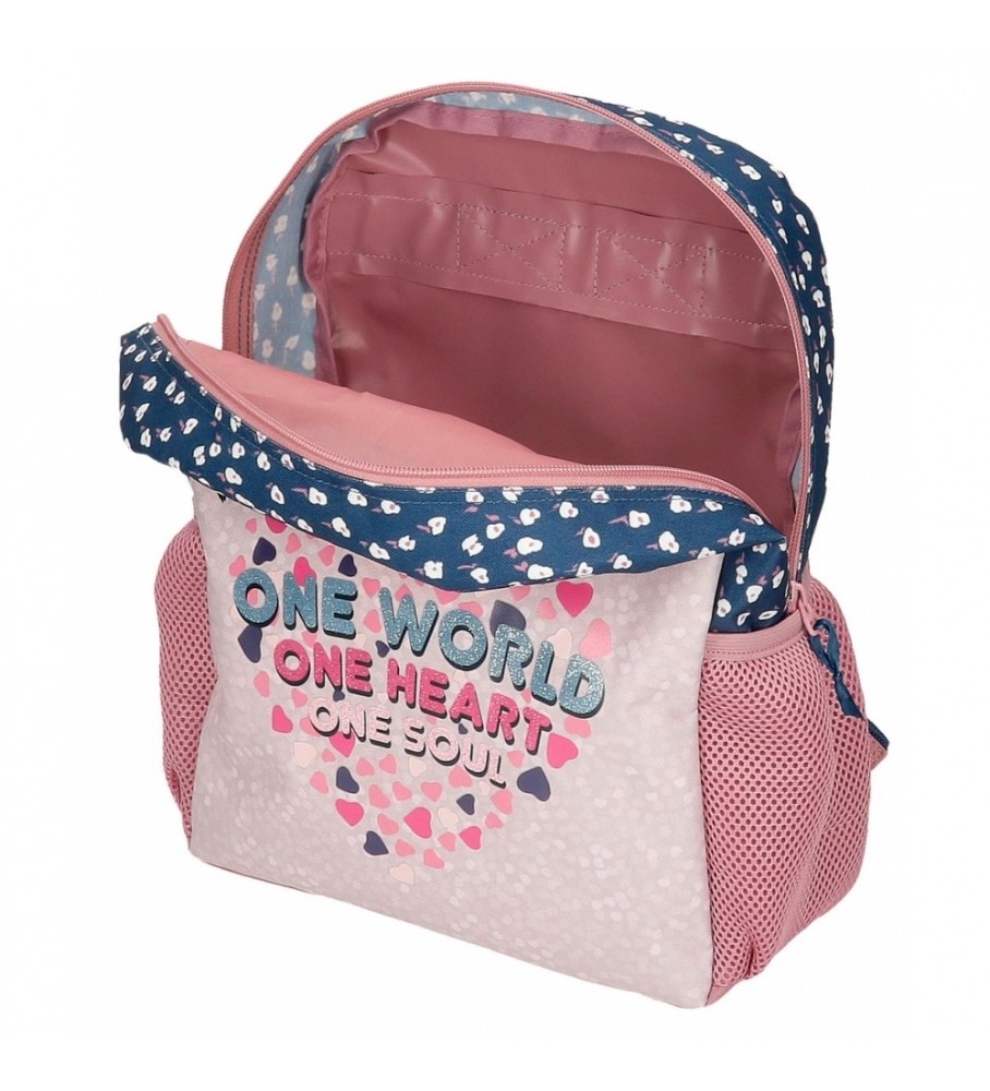 Roll Road Mochila Preescolar Roll RoadOne World rosa