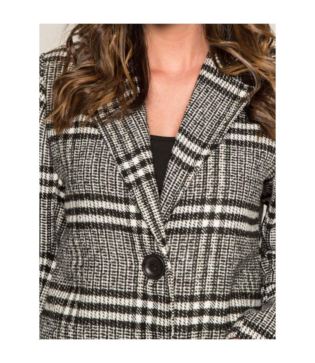 Manteau pardessus jacquard UTAWA - Dona X Lisa