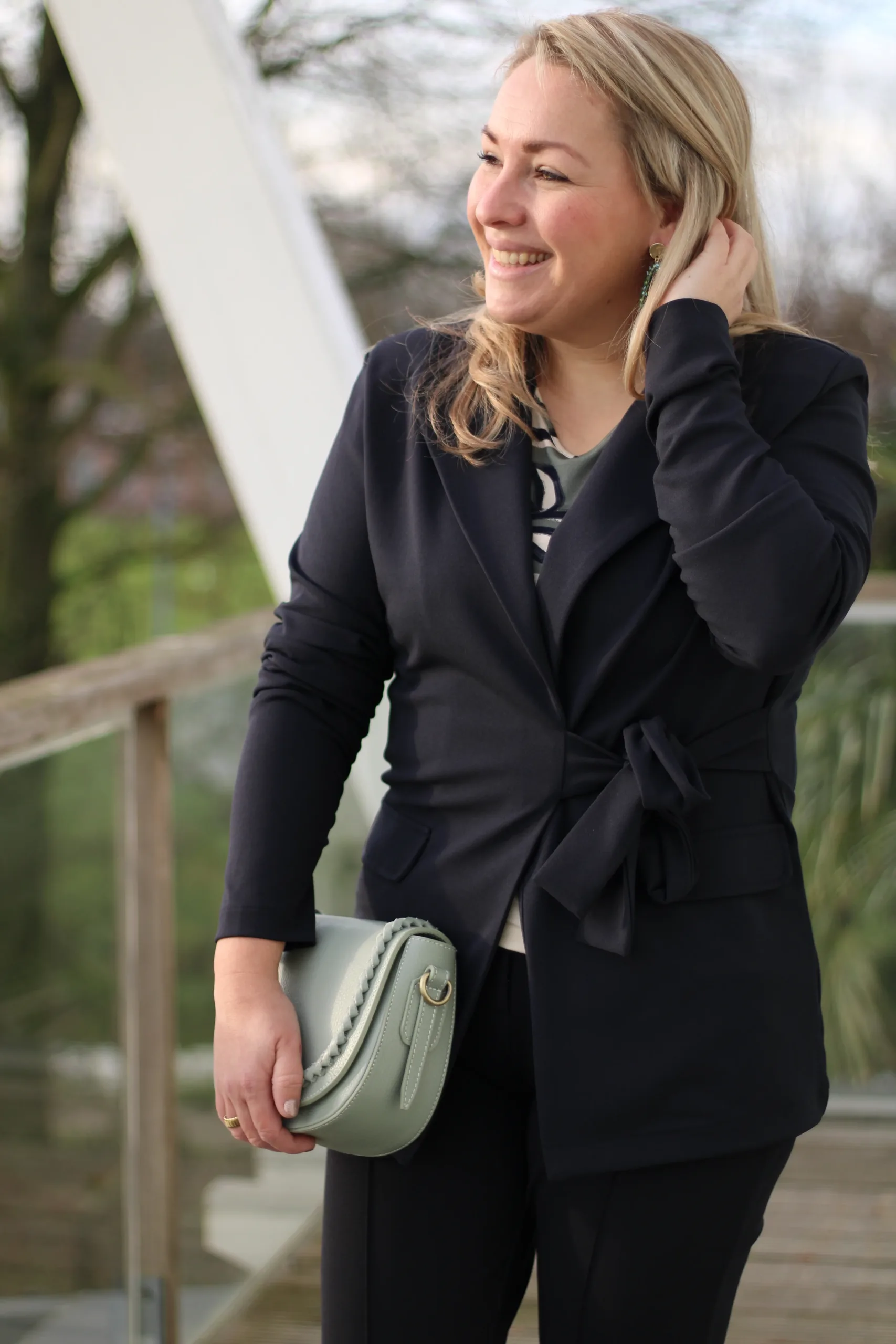 Zoso - Donna Crepe Blazer - Navy