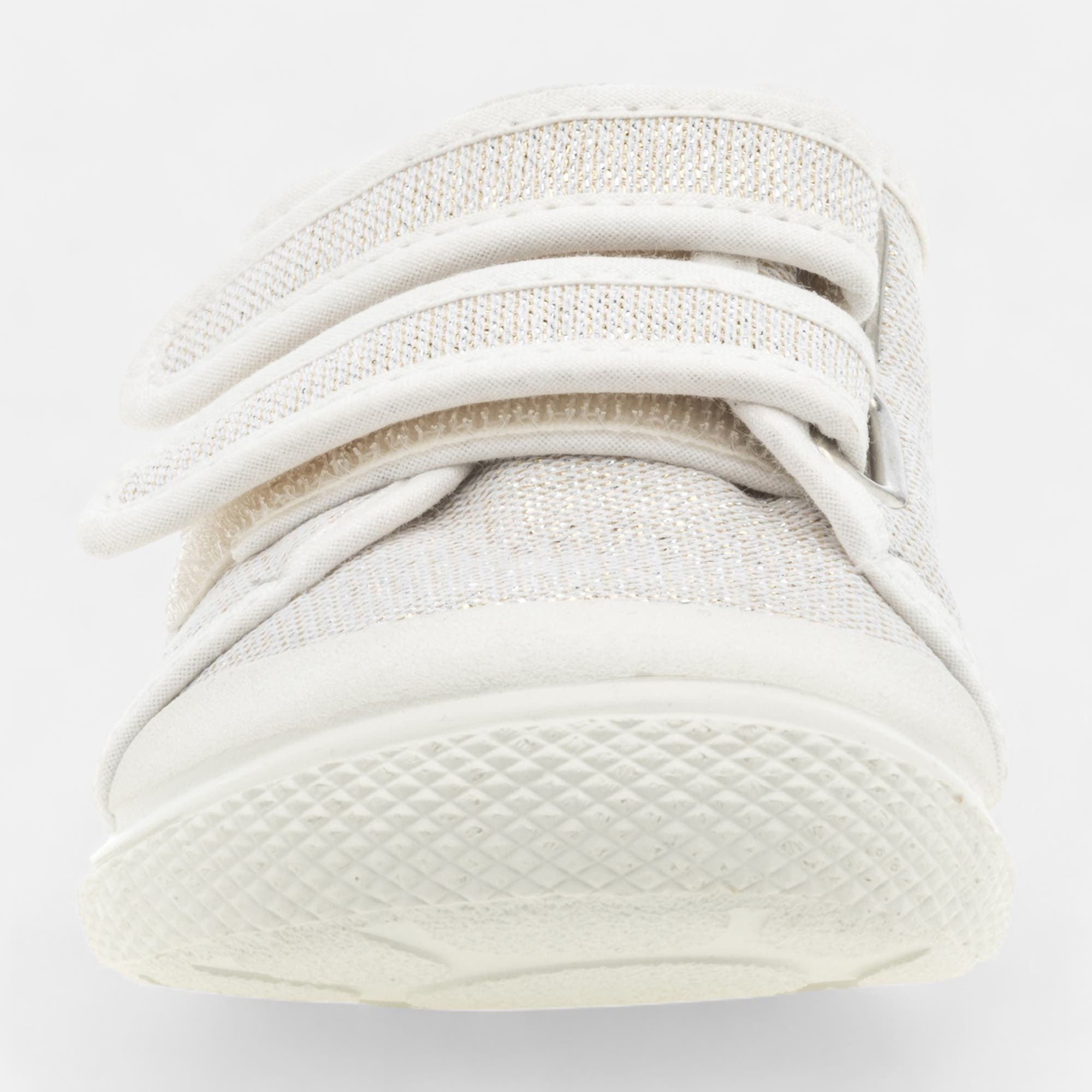 Baskets en toile Fille argent