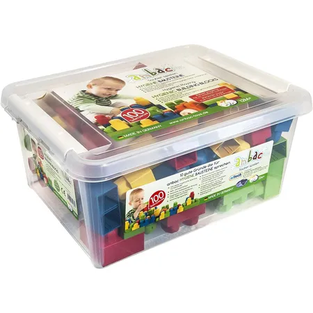 Eitech ANBAC Toys® 100 Bausteine antibakteriell inkl. Box, Onkel Schwerdt Sonderedition