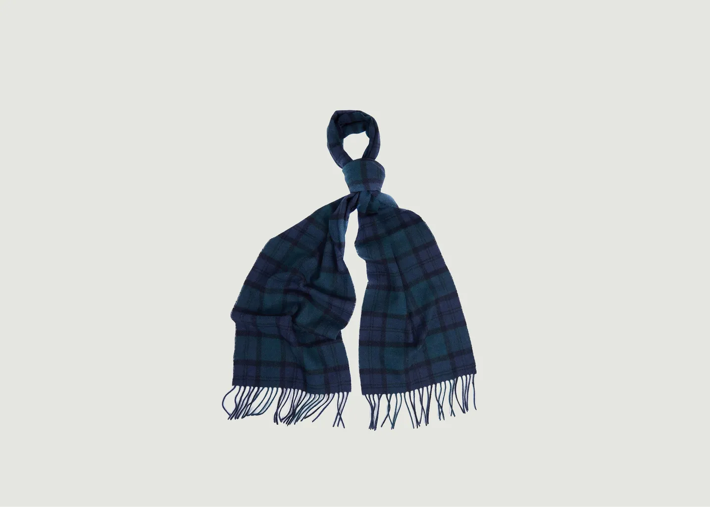 Echarpe en laine tartan Barbour