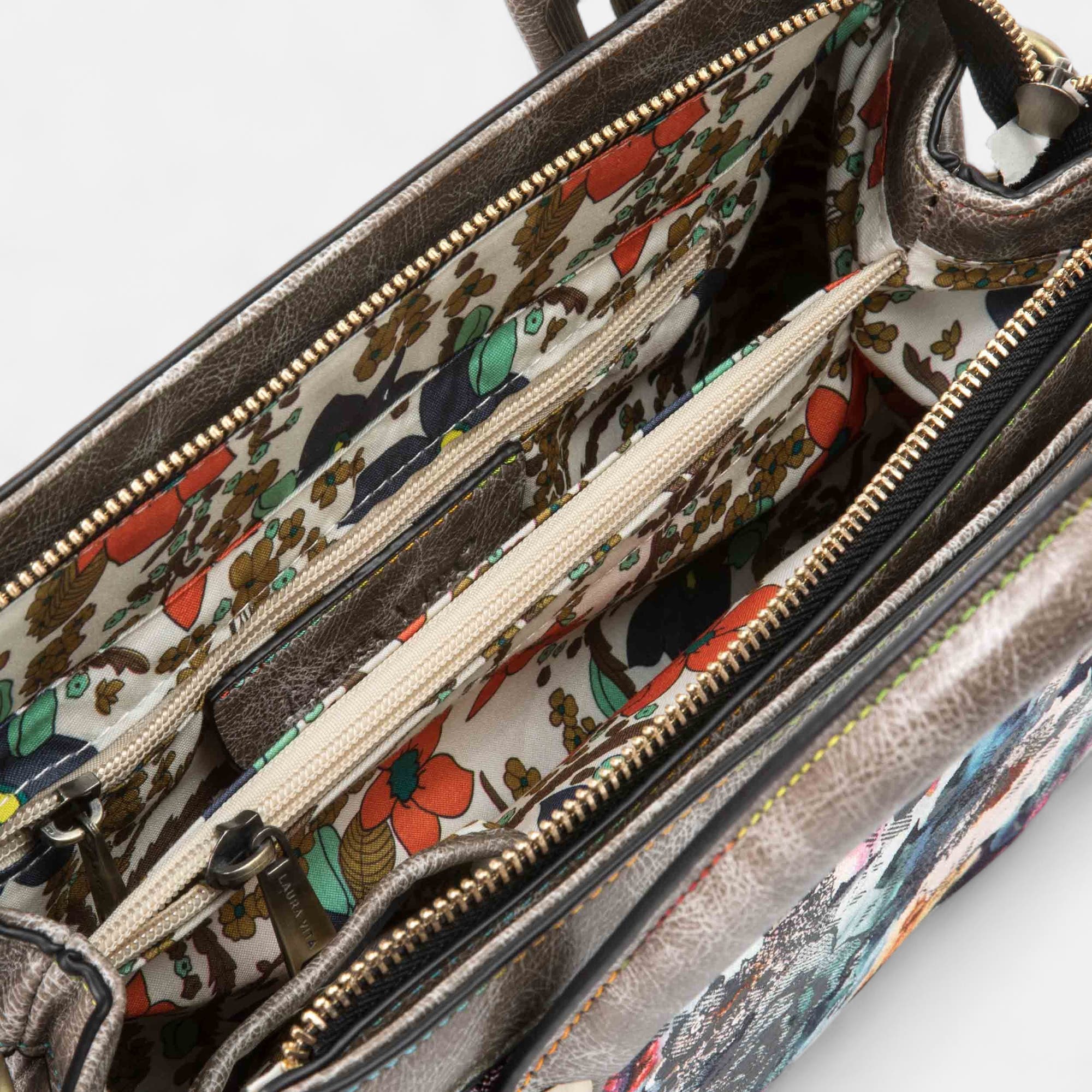 Sac à main taupe