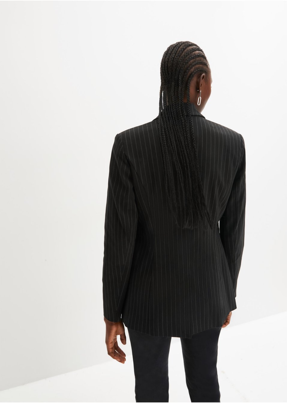 Blazer à fines rayures