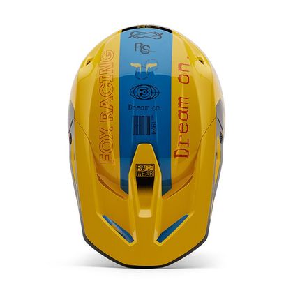 Casque cross Fox V1 RACE SPEC 2025 - Jaune