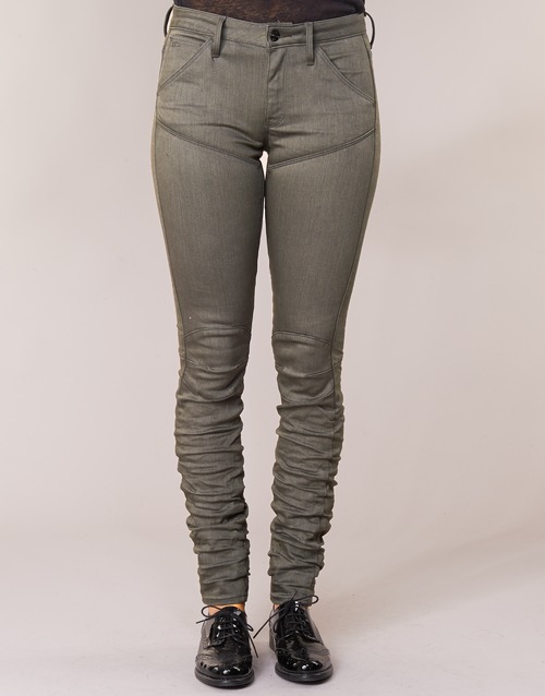 G-Star Raw - 5620 STAQ 3D MID SKINNY COJ WMN - Kaki
