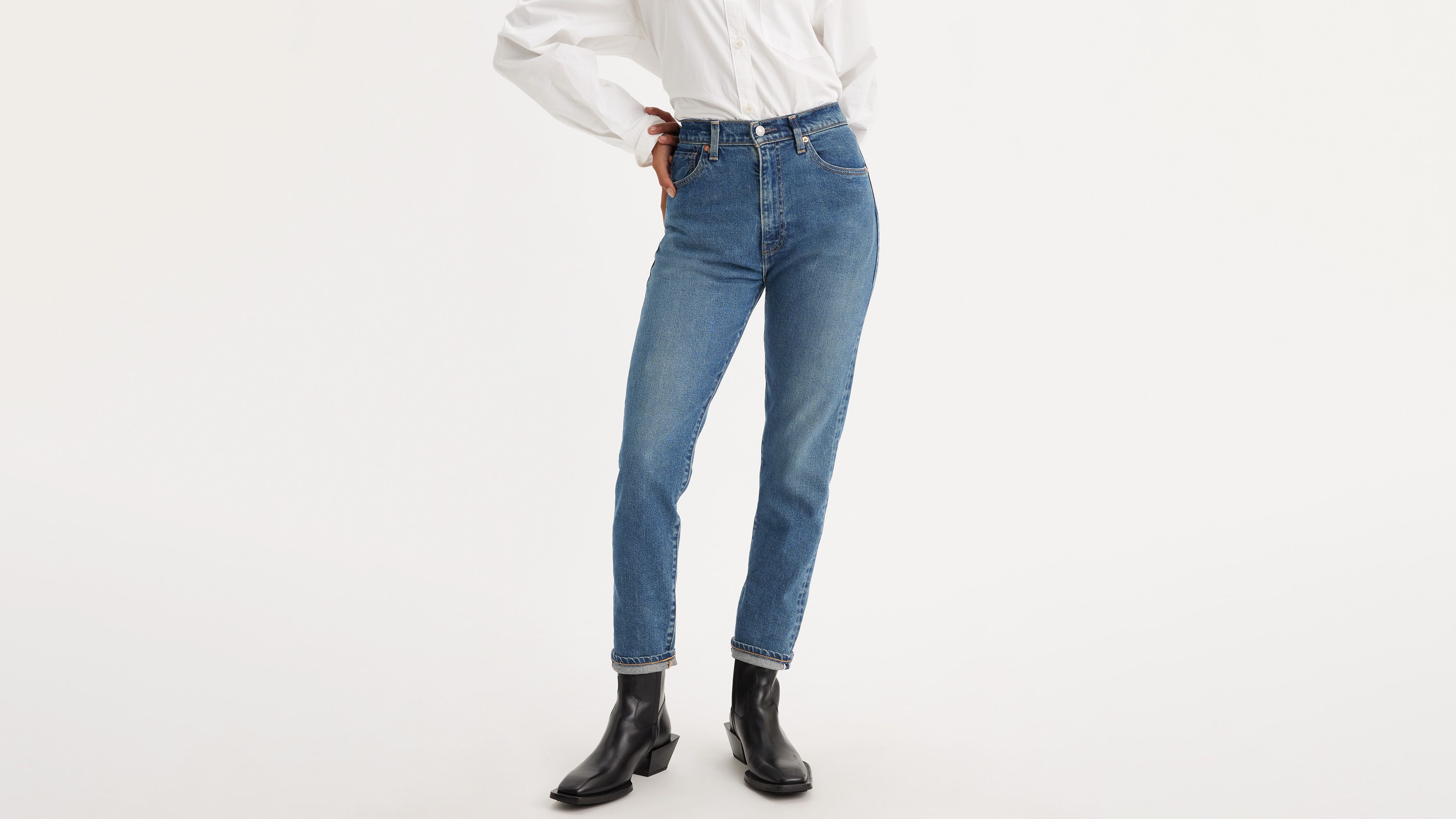 Levi's® jean slim taille haute Made in Japan - Mij Nonkina - Bleu