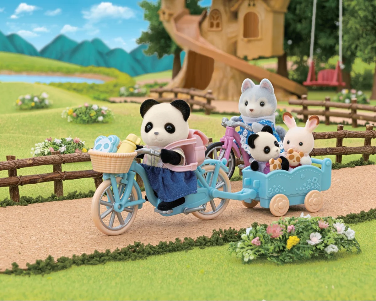Sylvanian Families - Cykel og Rulleskøjte legesæt med figur (5652)
