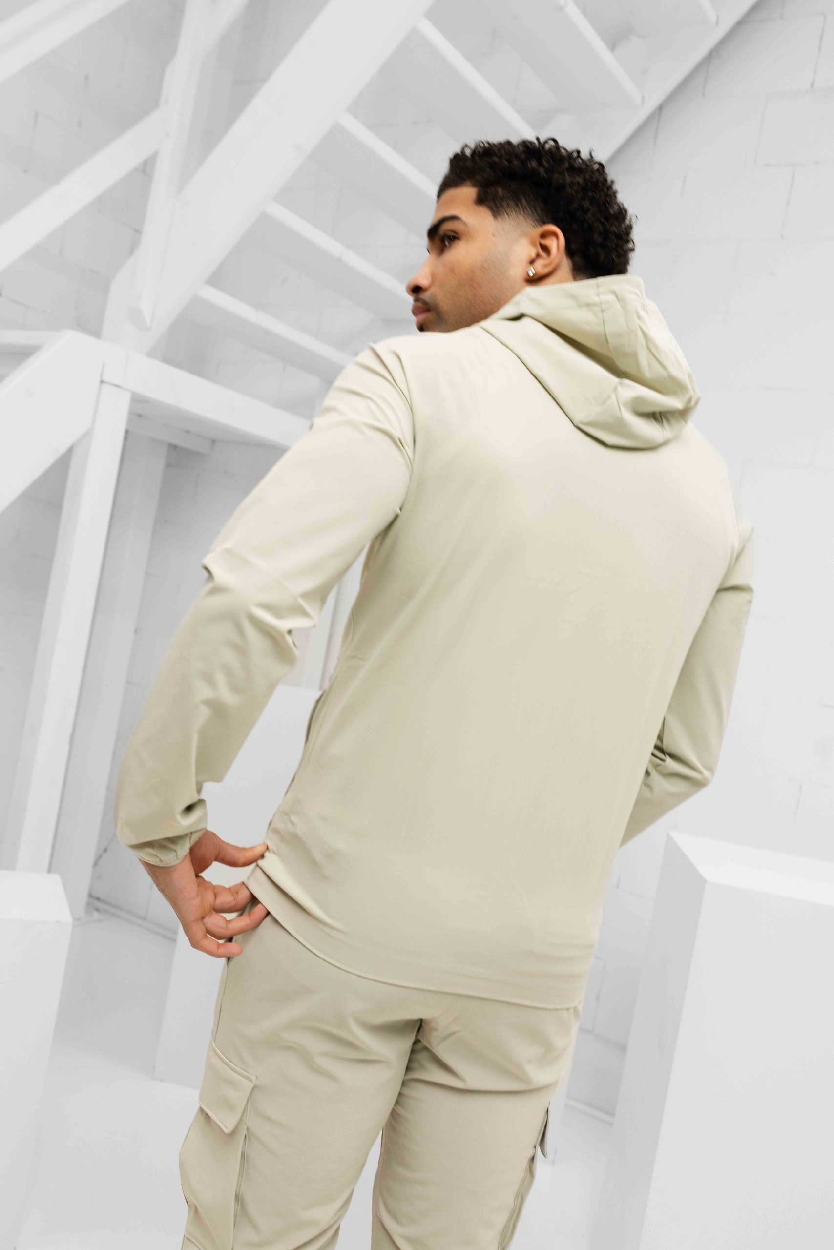 Under Armour Vibe Woven Cargo Trainingspak Heren Beige