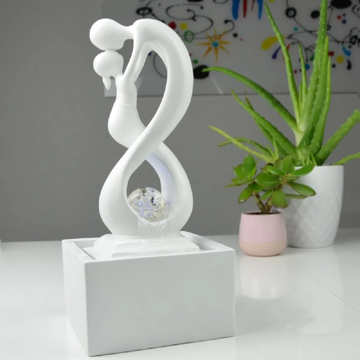 Zen Light Fontaine Ibie Blanc