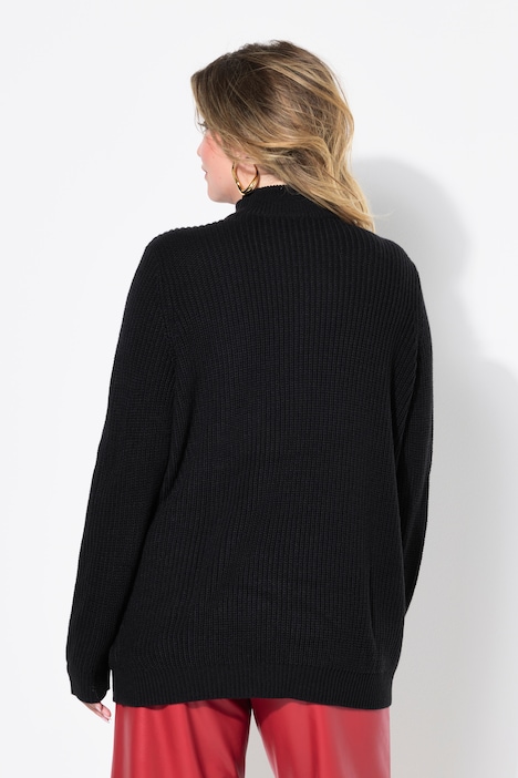 Pullover, Regular Fit, V-Ausschnitt mit Choker
