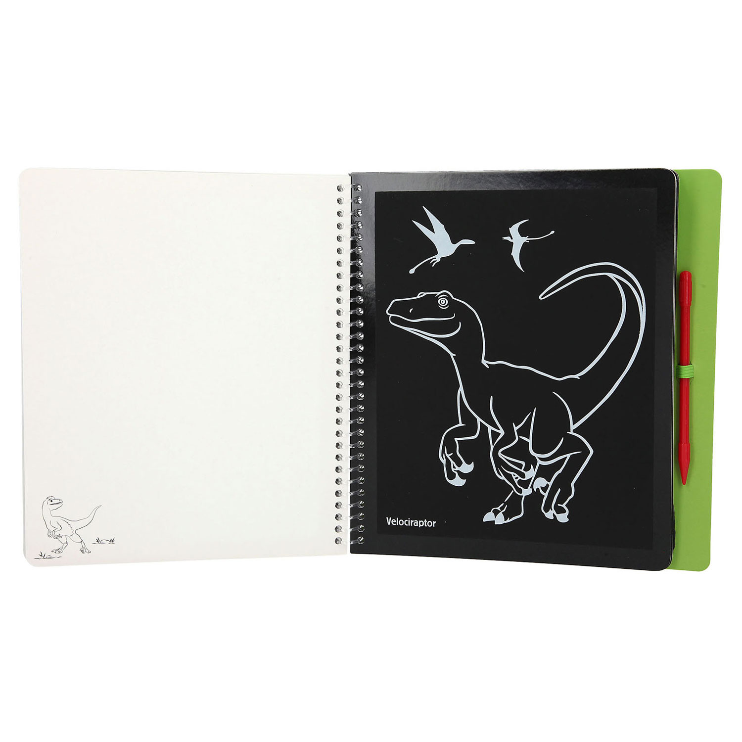 Dino World Magic Scratch Boek