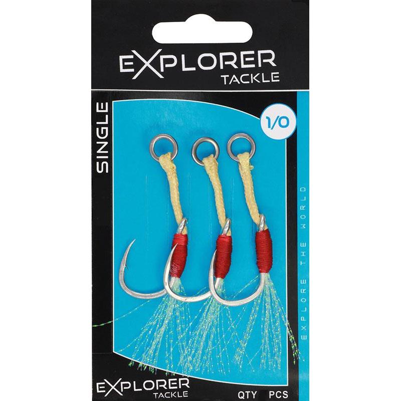 Hamecon Assist Hook Explorer Tackle Single