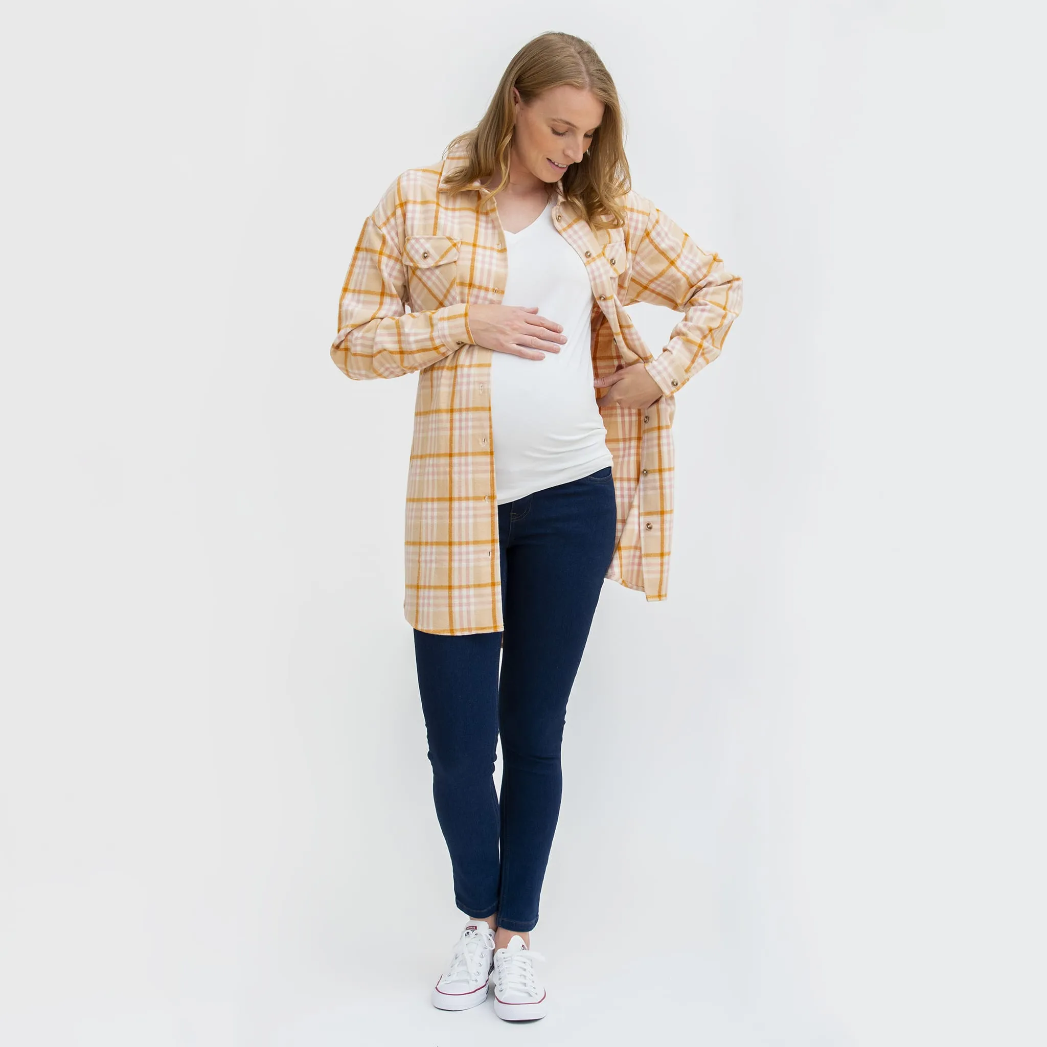 Bella Maternité Chemise Carreaux Maternité