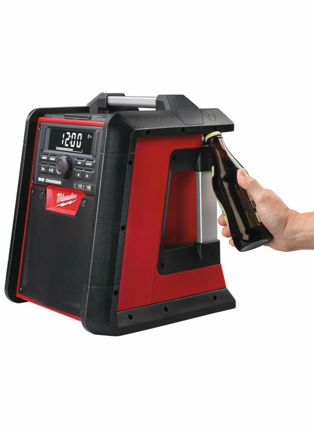 Milwaukee M18 RC-0 18V Li-Ion Accu bouwradio met laadfunctie - werkt op netstroom & accu