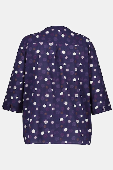 Bellieva-Bluse, Stillfunktion, Rundhals, Biobaumwolle, GOTS