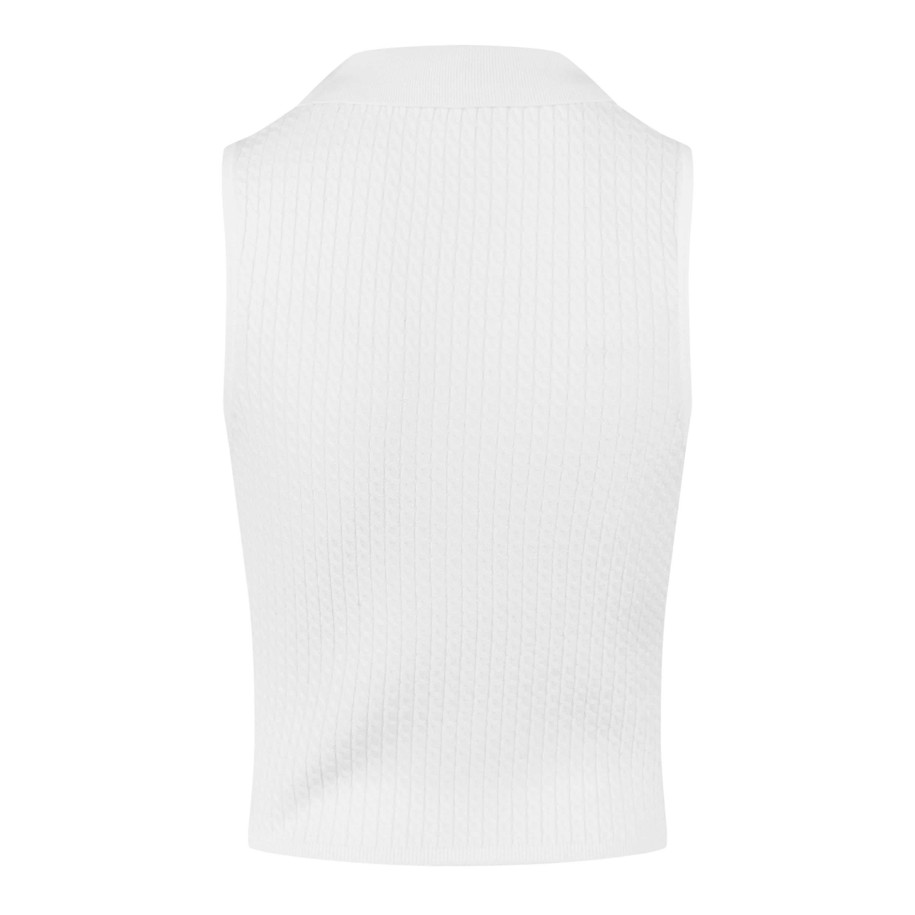 Jack Wills JW Cable Stitch Polo Vest