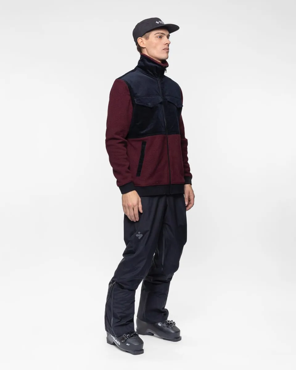Sweet Protection Unisex Pile Fleece Jacket Red Wine