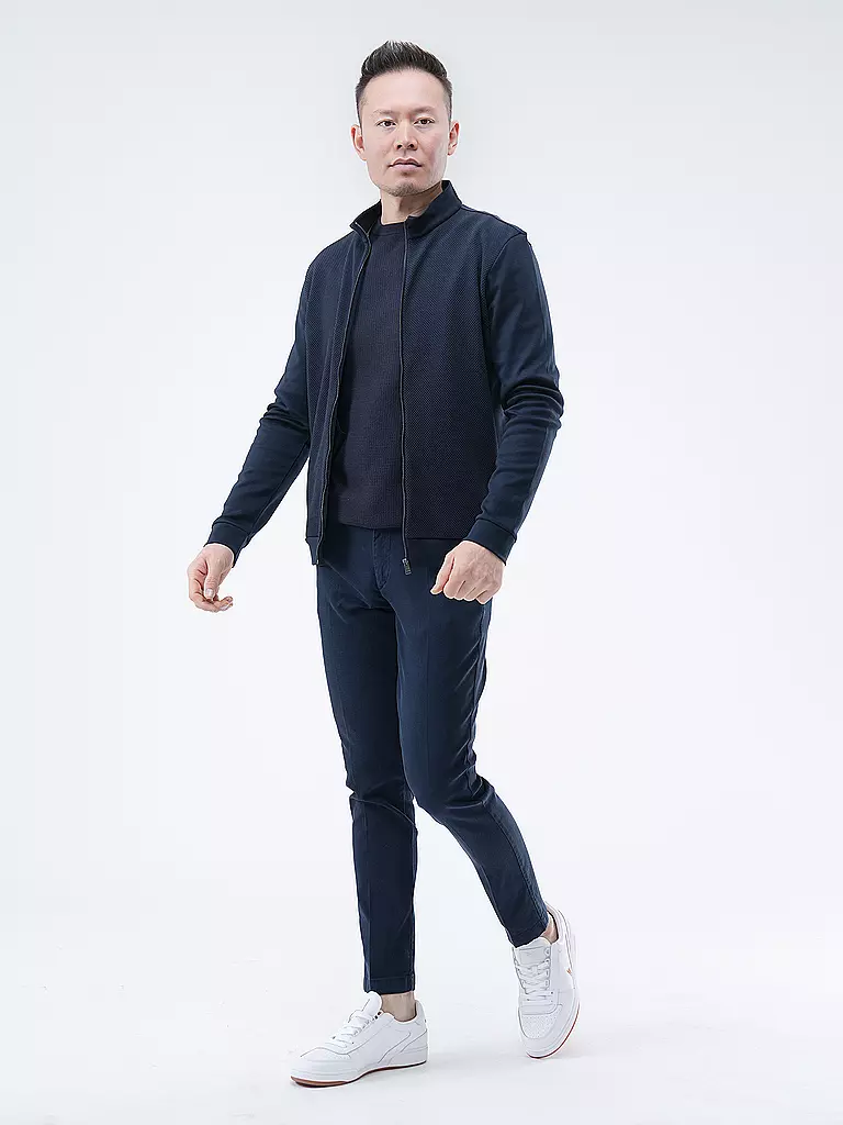 BOSS Sweatjacke SKILES 43 dunkelblau
