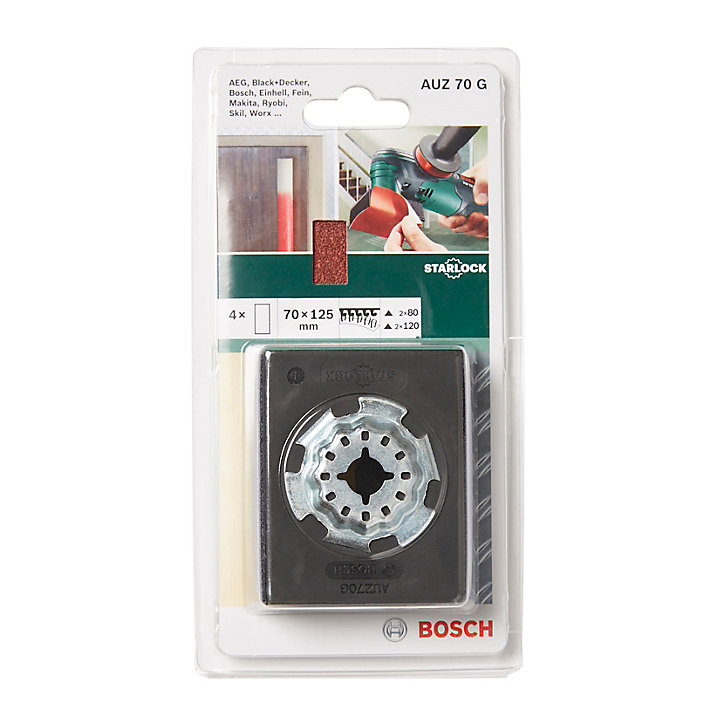 Plateau de ponçage pour profilés Bosch AUZ70G