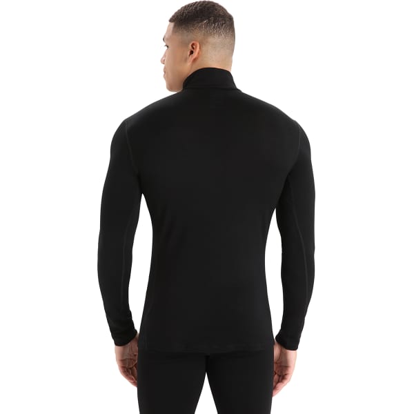 T-shirt thermique ICEBREAKER 260 TECH LS HALF ZIP BLACK