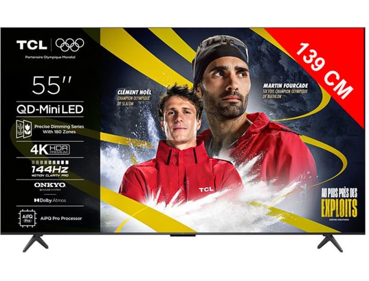 TCL - TV Mini LED 4K 139 cm 55C61K