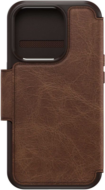 OtterBox - Strada Bookcase - Bruin - Voor de Apple iPhone 15 Pro