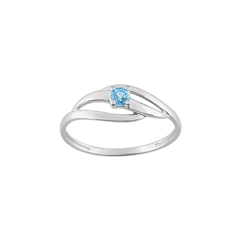 Bague femme - topaze - Or 9 Carats