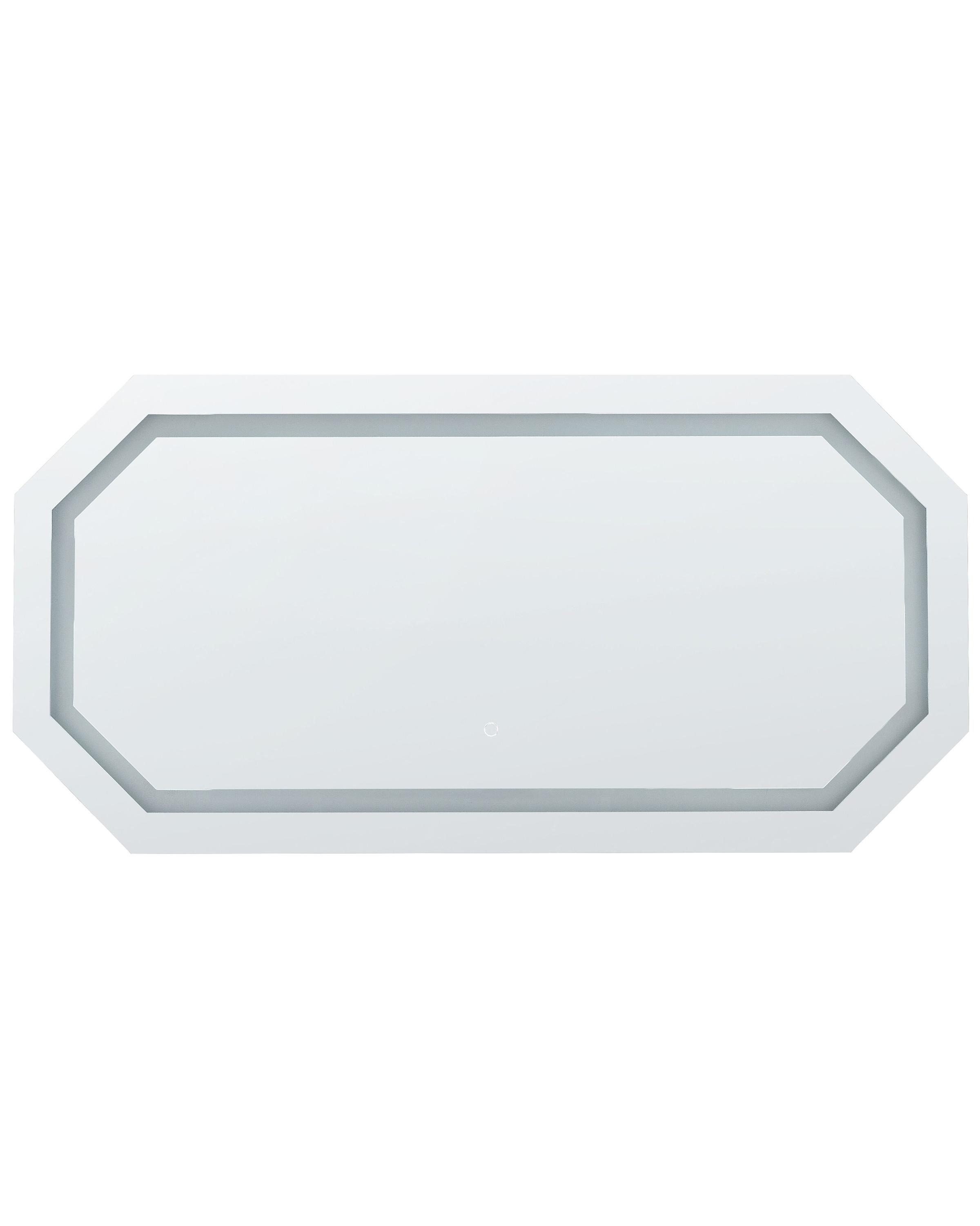 LED badkamerspiegel LOCMARIAQUER 120 cm 60 cm Zilver