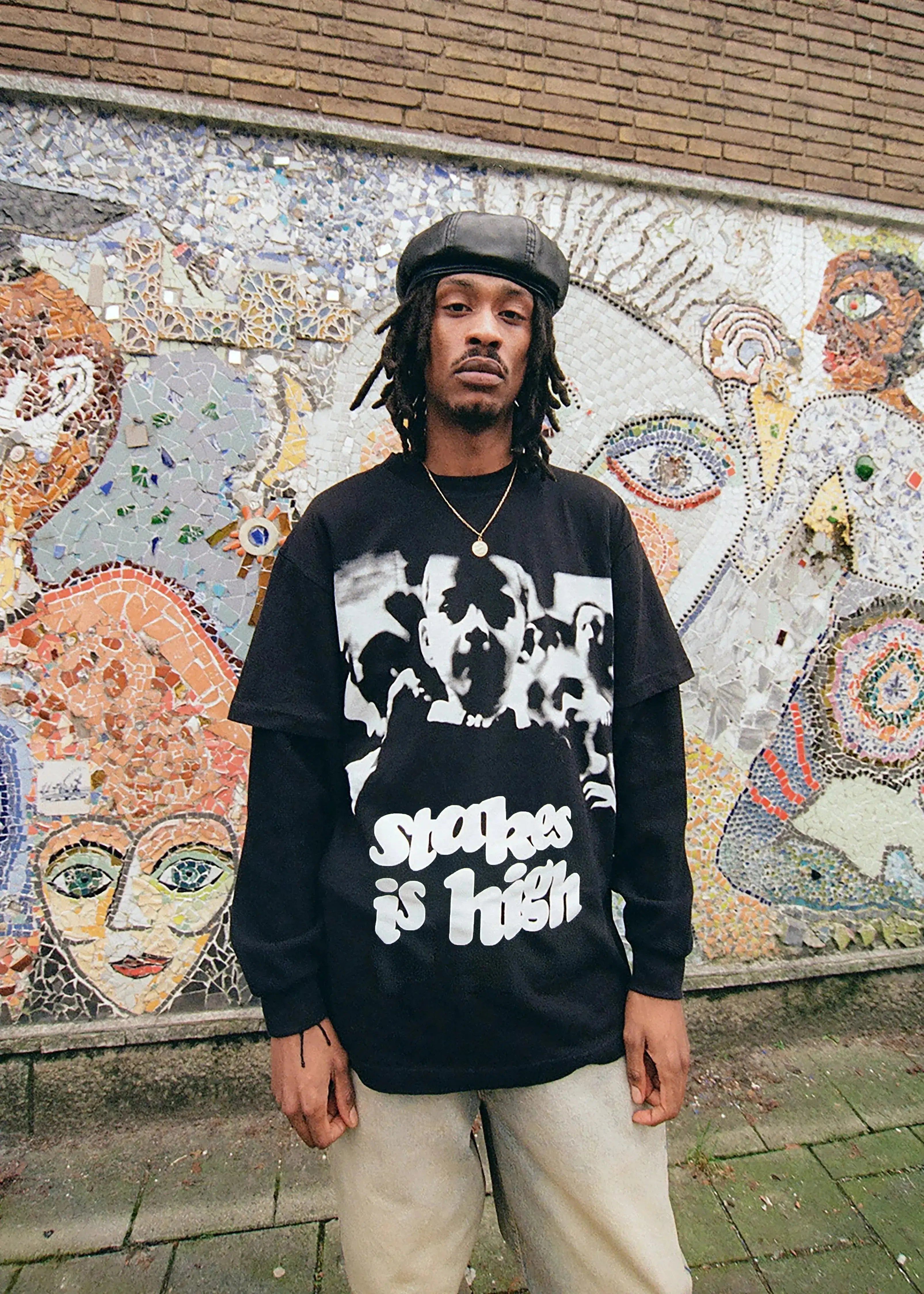 Patta x De La Soul High Stakes T-Shirt (Black)