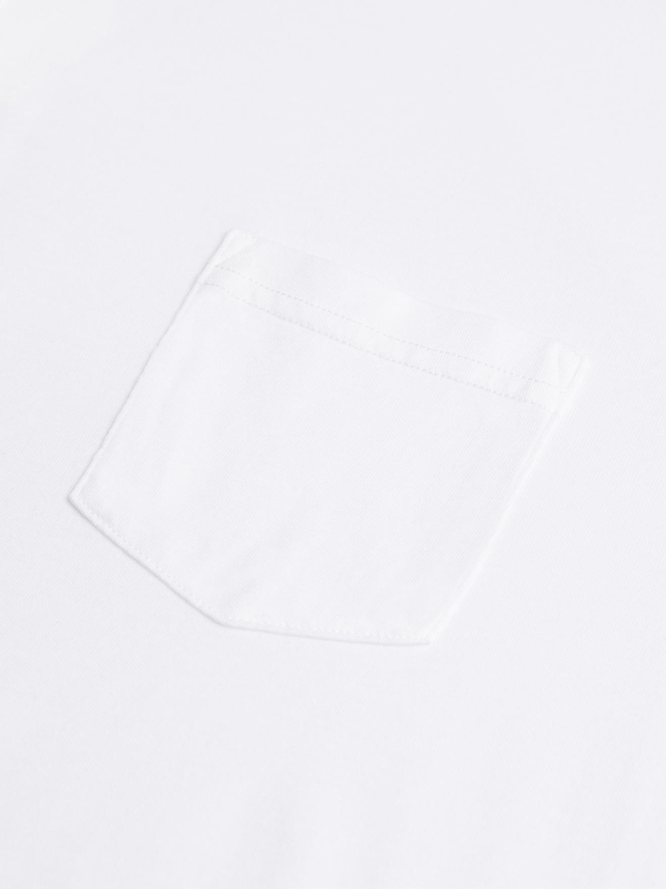 Polo Bred manches longues en jersey blanc