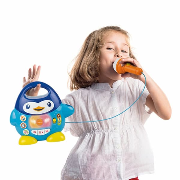Karaokemikrofon Winfun Pingvin 6 enheter